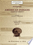 Handbook of American Indians north of Mexico.