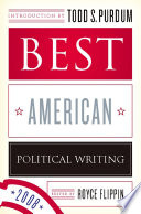 Best American political writing 2008