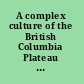 A complex culture of the British Columbia Plateau traditional Stl'atl'imx resource use /