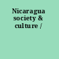 Nicaragua society & culture /