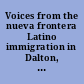 Voices from the nueva frontera Latino immigration in Dalton, Georgia /