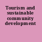 Tourism and sustainable community development