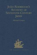 Joao Rodrigues's account of sixteenth-century Japan /