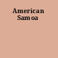 American Samoa