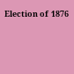 Election of 1876