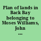 Plan of lands in Back Bay belonging to Moses Williams, John H. Storer and Arthur Lyman, Trustees of the Boston Water Power Co. showing surrounding improvements, July 30, 1902 /