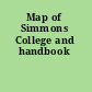 Map of Simmons College and handbook