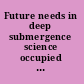 Future needs in deep submergence science occupied and unoccupied vehicles in basic ocean research /