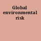 Global environmental risk