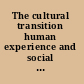 The cultural transition human experience and social transformation in the Third World and Japan /