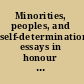 Minorities, peoples, and self-determination essays in honour of Patrick Thornberry /