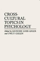 Cross-cultural topics in psychology /