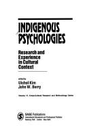 Indigenous psychologies : research and experience in cultural context /