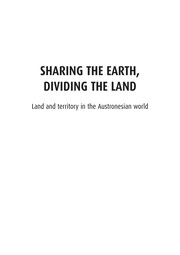 Sharing the earth, dividing the land : territorial categories and institutions /