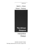 The African diaspora : interpretive essays /