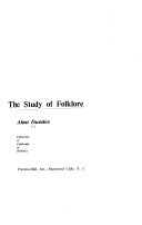 The study of folklore /