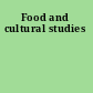 Food and cultural studies