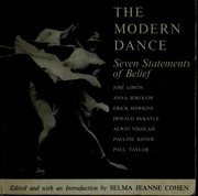 The modern dance : seven statements of belief /