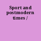 Sport and postmodern times /