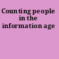 Counting people in the information age