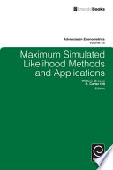 Maximum simulated likelihood methods and applications