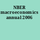 NBER macroeconomics annual 2006