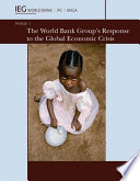 The World Bank Group's response to the global economic crisis Phase 1 /