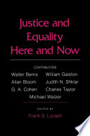 Justice and Equality Here and Now /