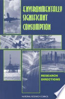 Environmentally significant consumption research directions /