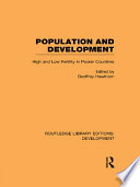 Population and development high and low fertility in poorer countries /