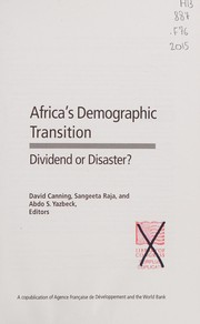 Africa's demographic transition : dividend or disaster? /