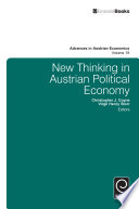 New thinking in Austrian political economy /