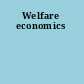 Welfare economics