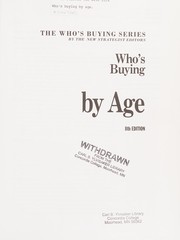 Who's buying by age /