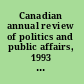 Canadian annual review of politics and public affairs, 1993  /