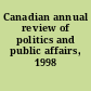 Canadian annual review of politics and public affairs, 1998 /