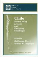 Chile : recent policy lessons and emerging challenges.