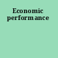 Economic performance