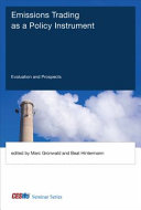 Emissions trading systems as a policy instrument : evaluation and prospects /