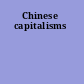 Chinese capitalisms