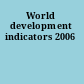 World development indicators 2006