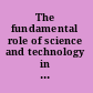 The fundamental role of science and technology in international development an imperative for the U.S. Agency for International Development /