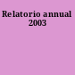 Relatorio annual 2003