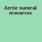 Arctic natural resources