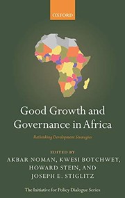 Good growth and governance in Africa : rethinking development strategies /