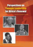 Perspectives on thought leadership for Africa's renewal /