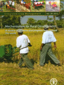 Mechanization for rural development : a review of patterns and progress from around the world /