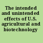 The intended and unintended effects of U.S. agricultural and biotechnology policies