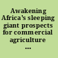 Awakening Africa's sleeping giant prospects for commercial agriculture in the Guinea Savannah zone and beyond.