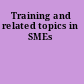 Training and related topics in SMEs